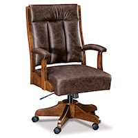 Traditional Executive Leather Office Chair
