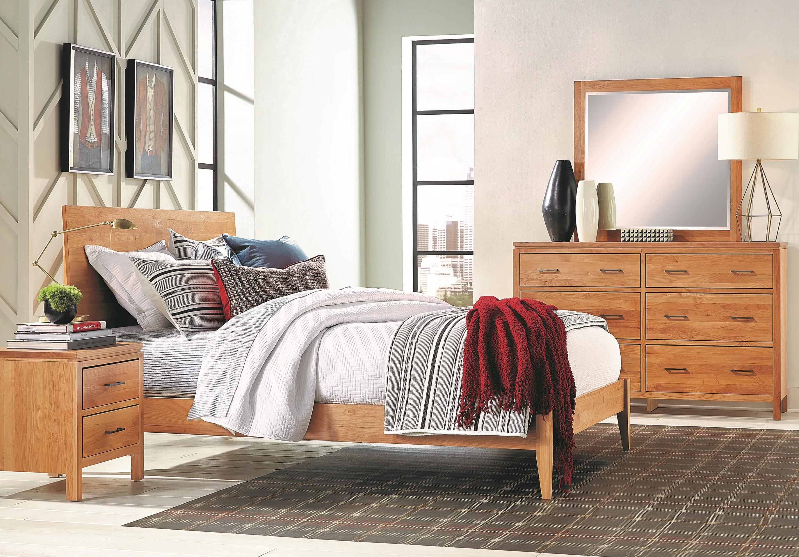 Archbold Furniture 2 West Queen Platform Bed
