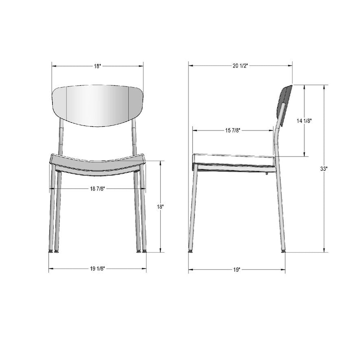 Amisco Dining Krista Dining Chair