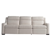 Transitional Power Motion Sofa with Power Headrests and USB Ports