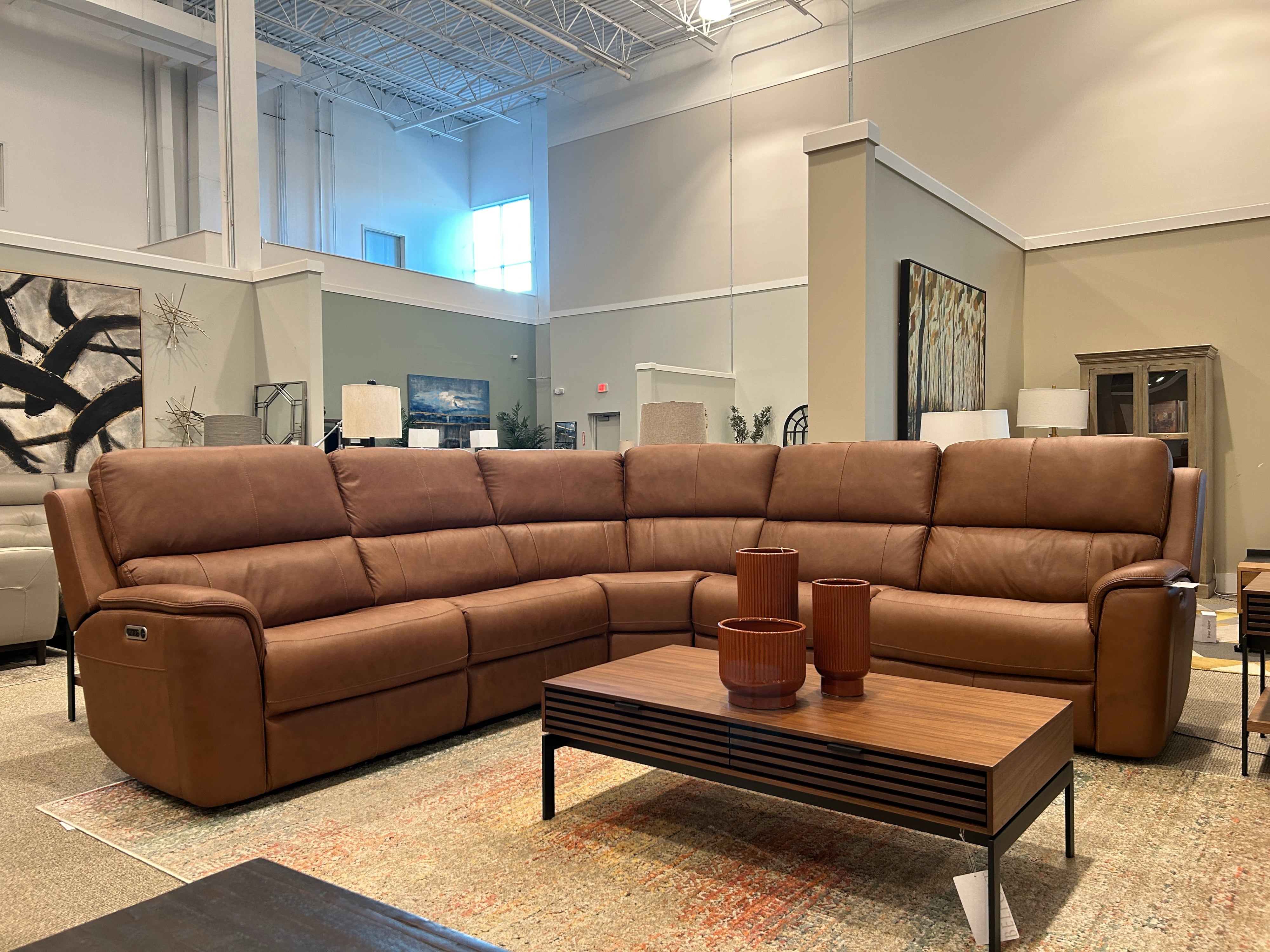 Five Piece Sectional with Power Motion