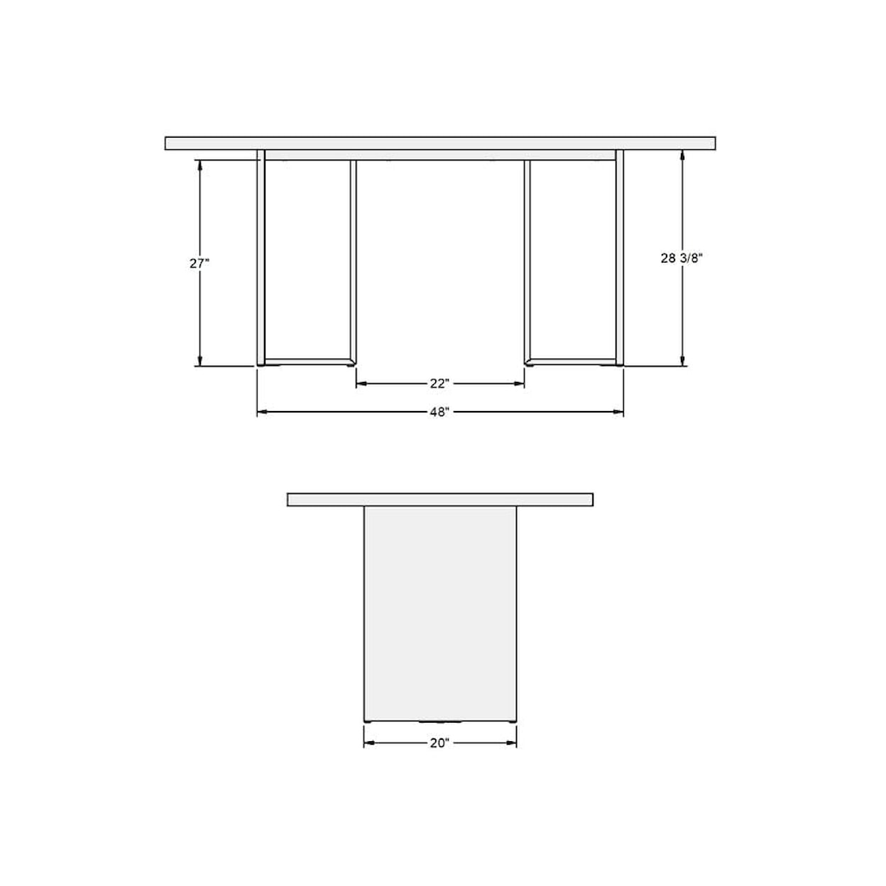 Amisco Dining Zoel Dining Table