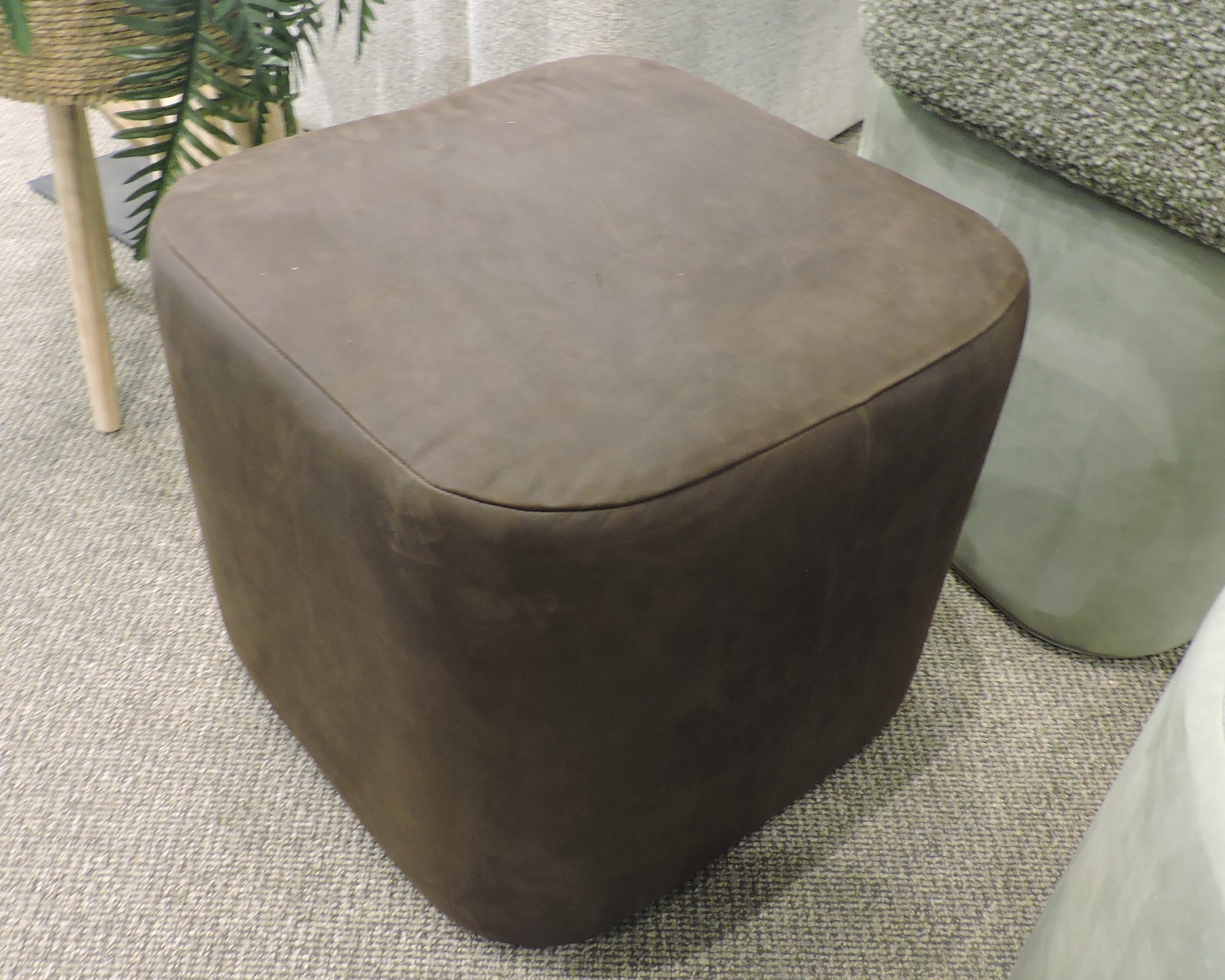 Ames Chocolate Ottoman