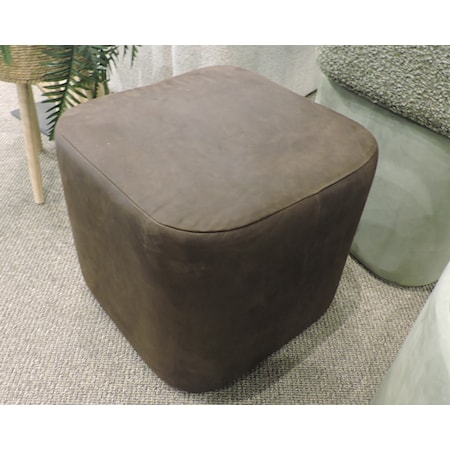 Ames Chocolate Ottoman