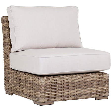 Outdoor Armless Club Chair