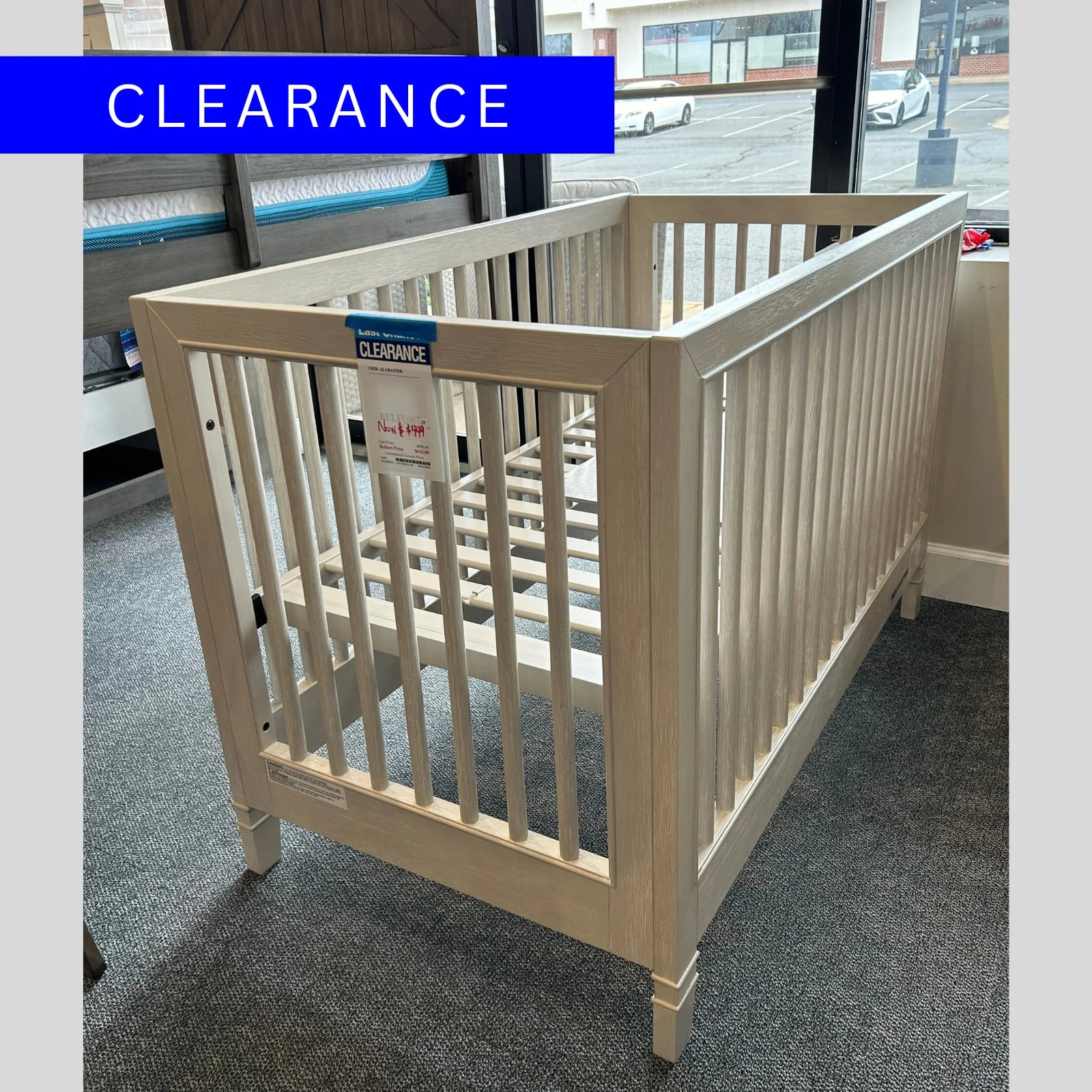 Clearance 460475952 Crib | Belfort Furniture | Bed - Crib