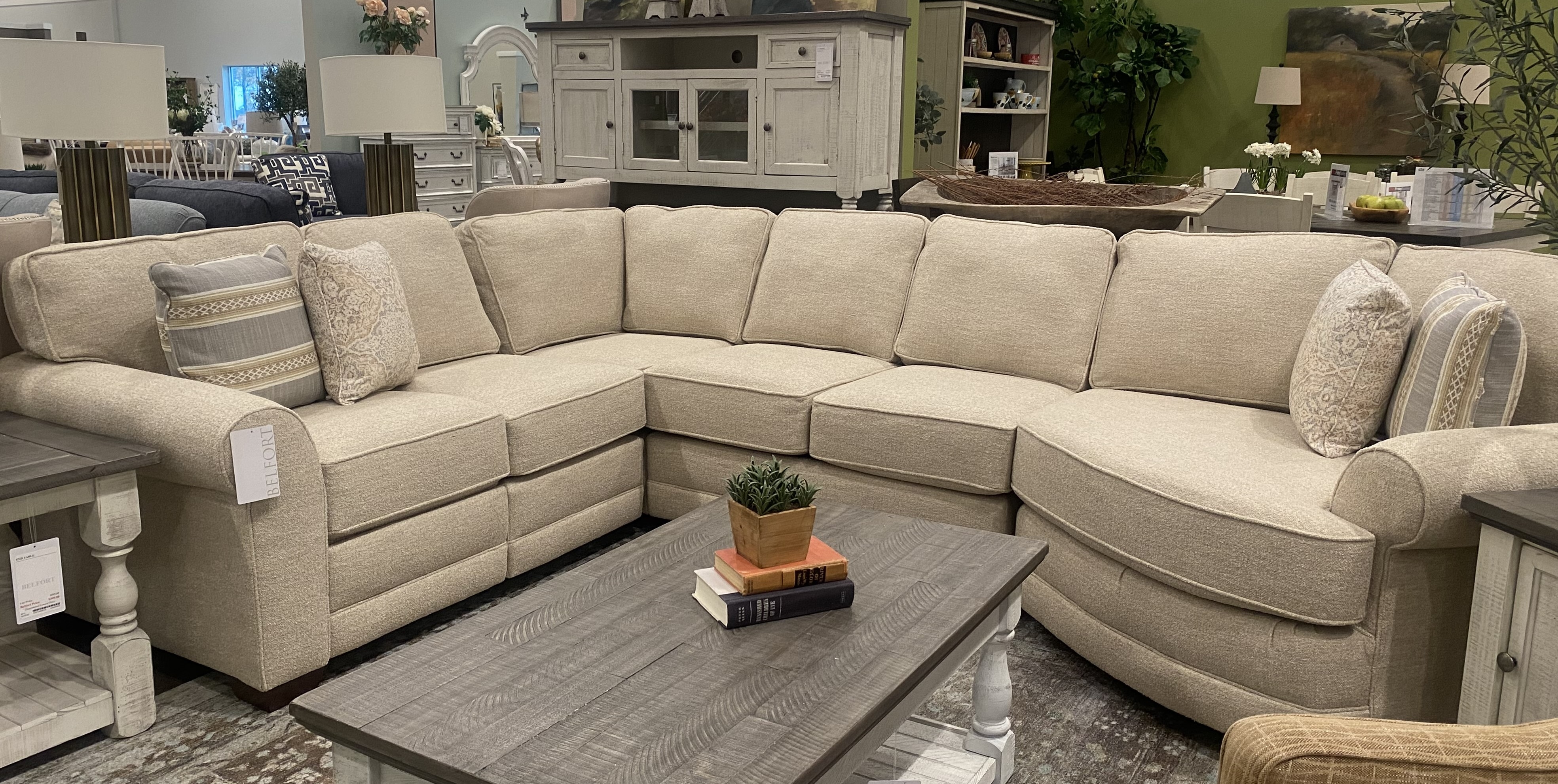 Sectional With Cuddler