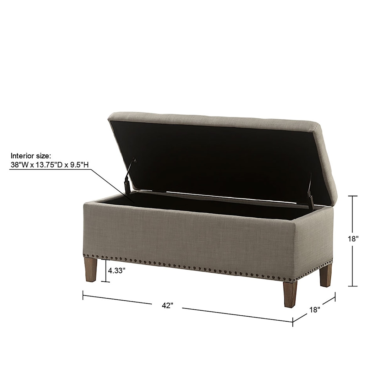 JLA Home Home Accents Bench