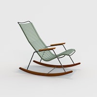 Click Dusty Green Rocking Chair