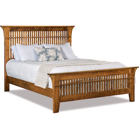 King Arts & Crafts Bed