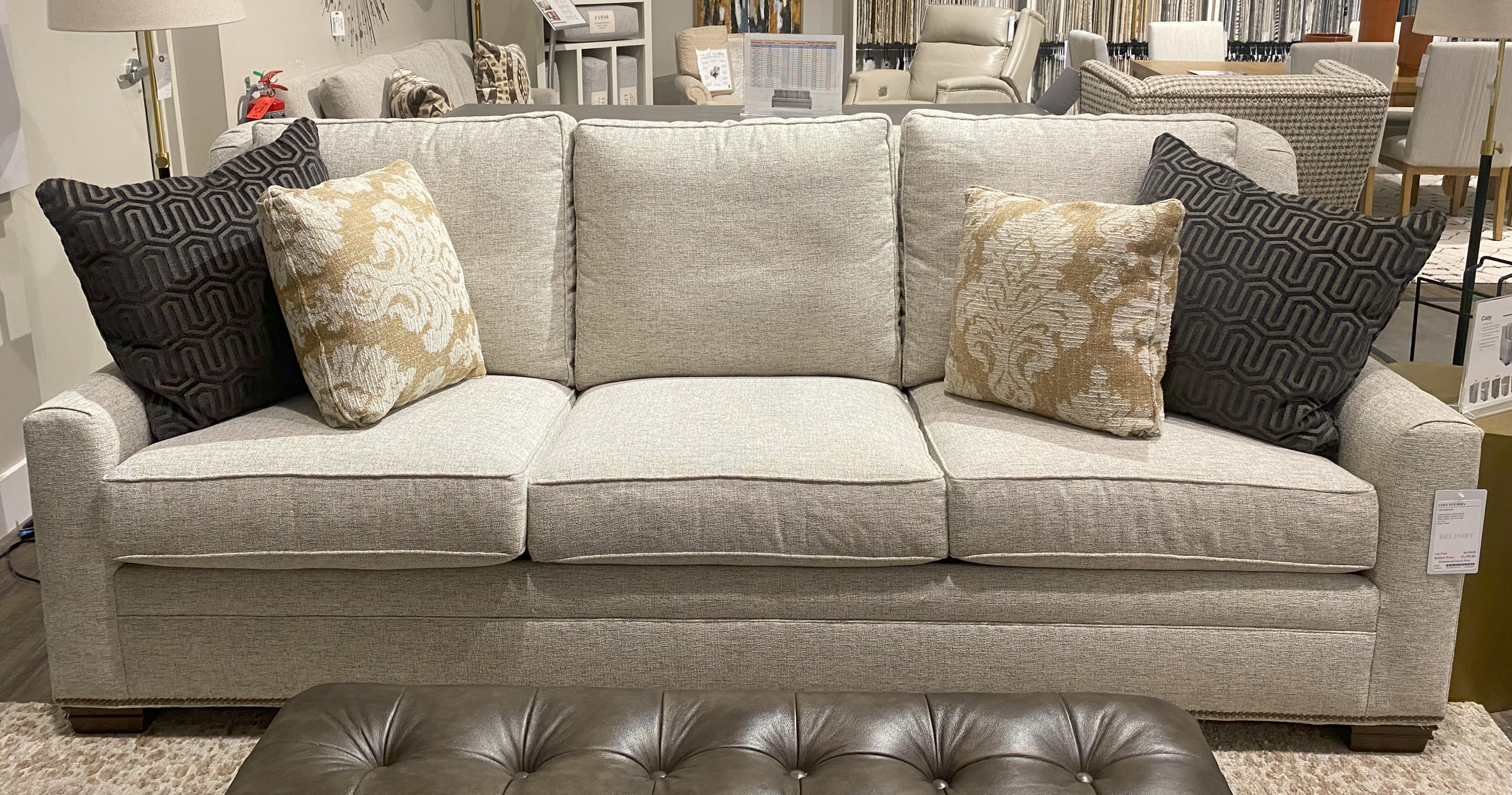 Customizable 106" Tux Sofa