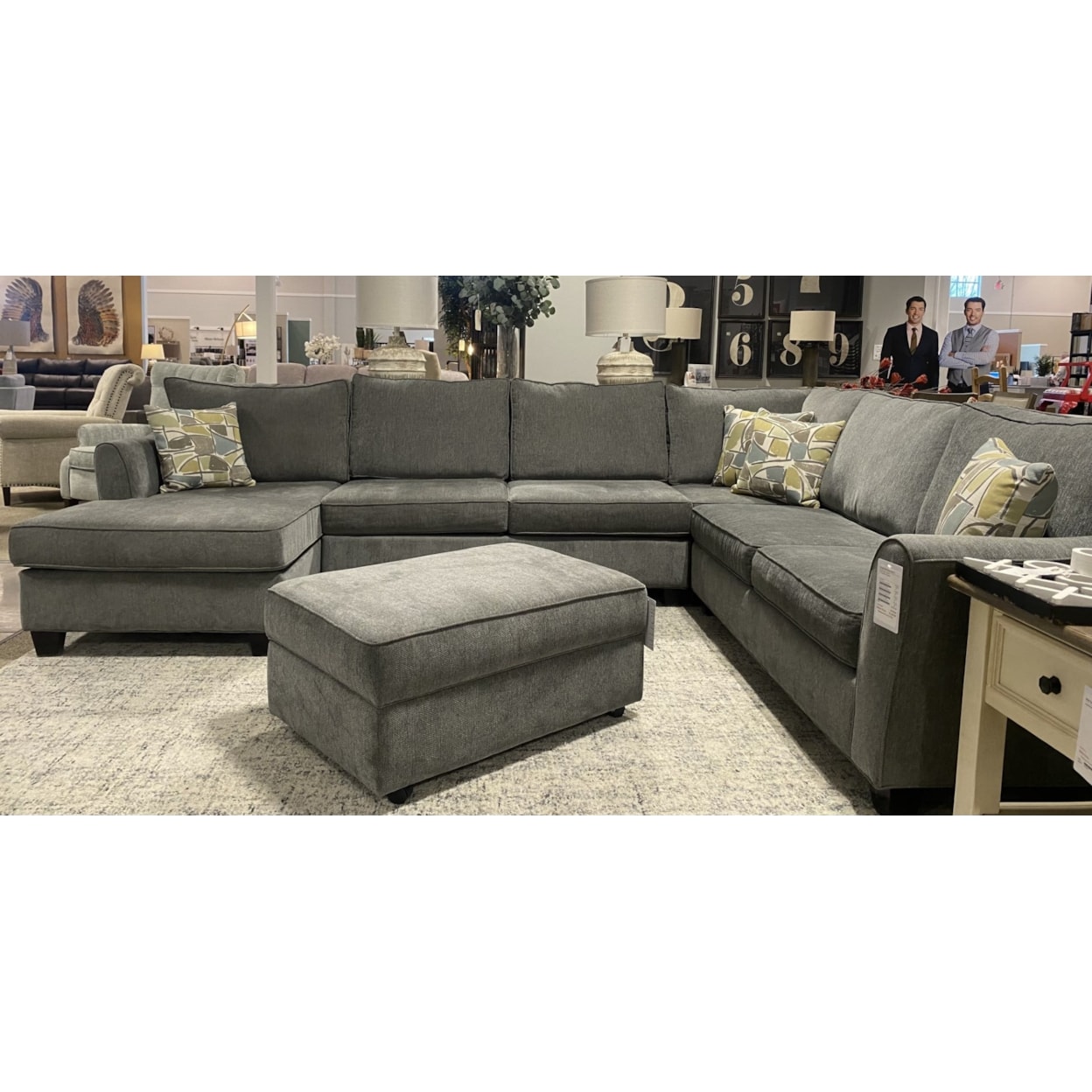 Belfort Essentials Fleetwood PKG512458 Sectional Belfort Furniture