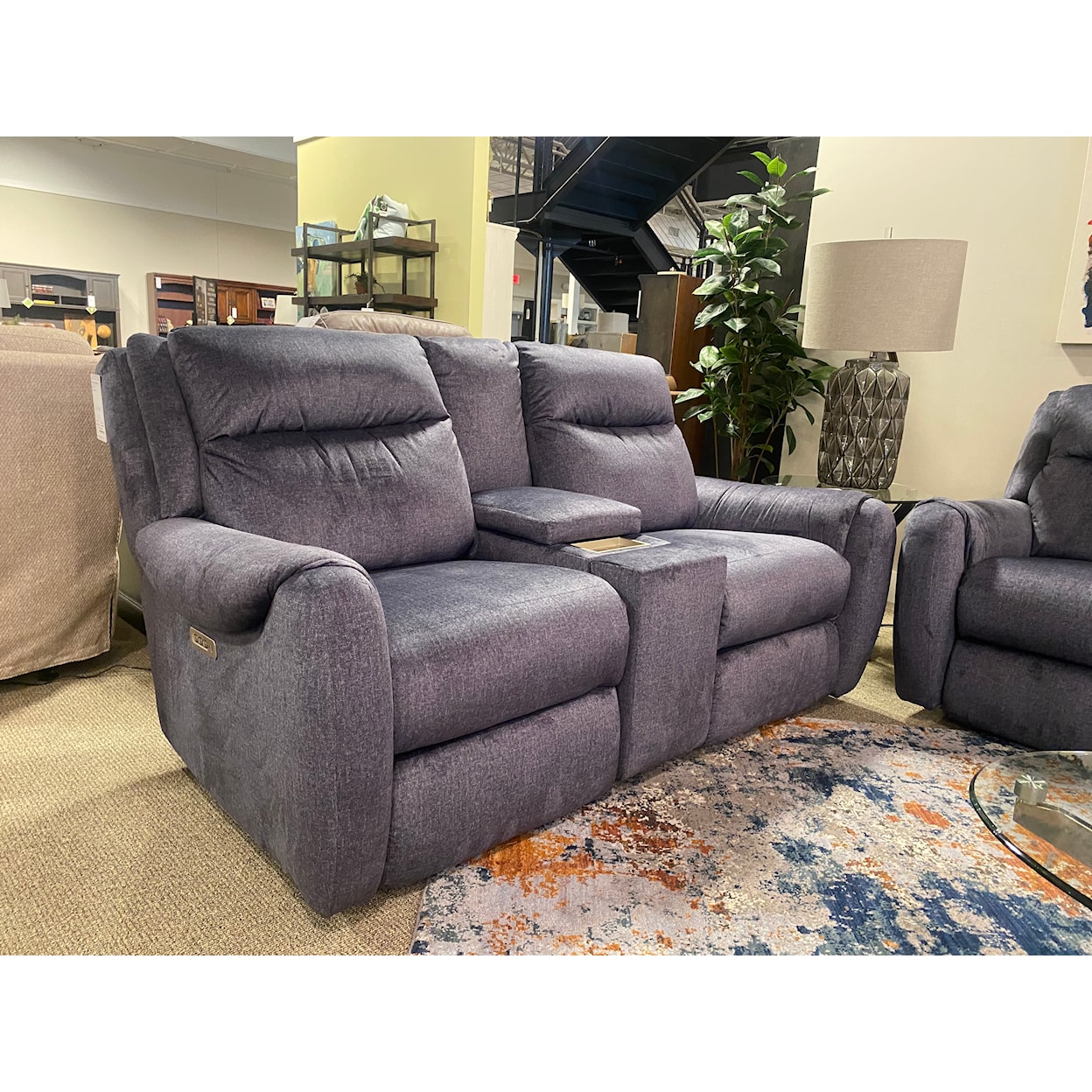 Belfort Motion Union Power Loveseat