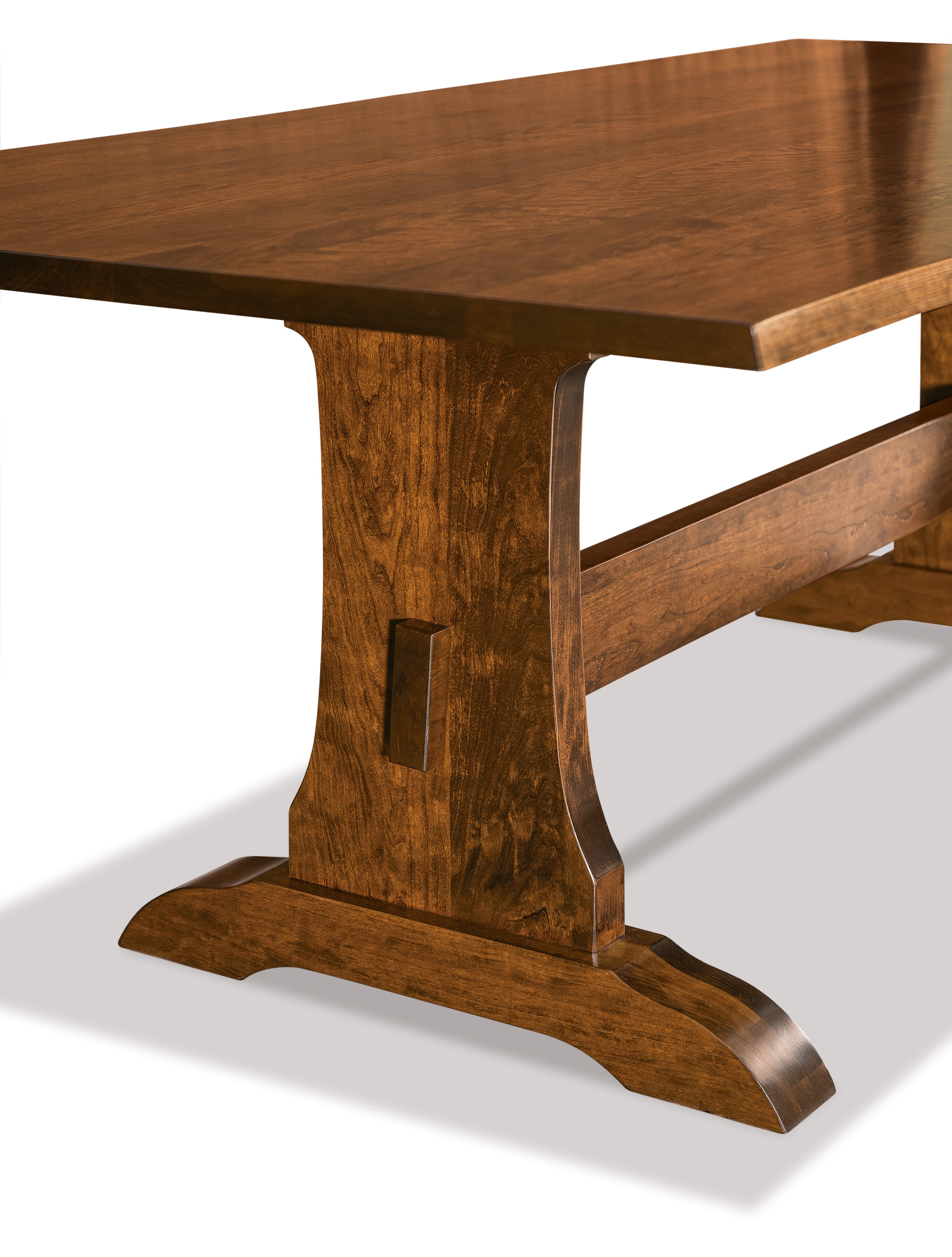 42x84 Signature Solid Top Trestle Table