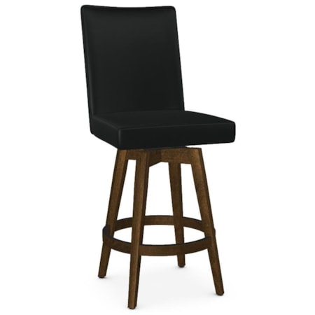 Upholstered Counter Height Swivel Stool