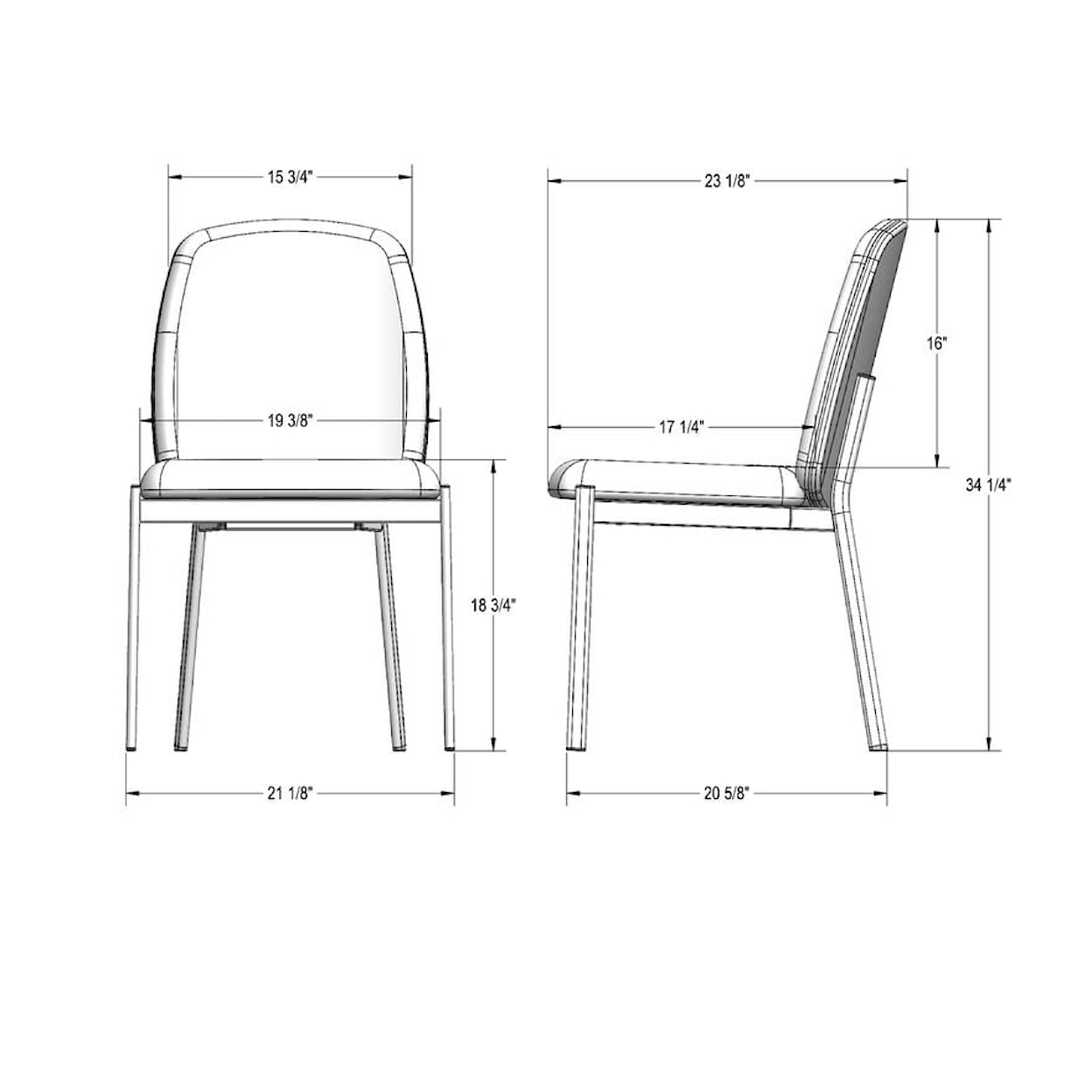 Amisco Dining Kally Dining Chair