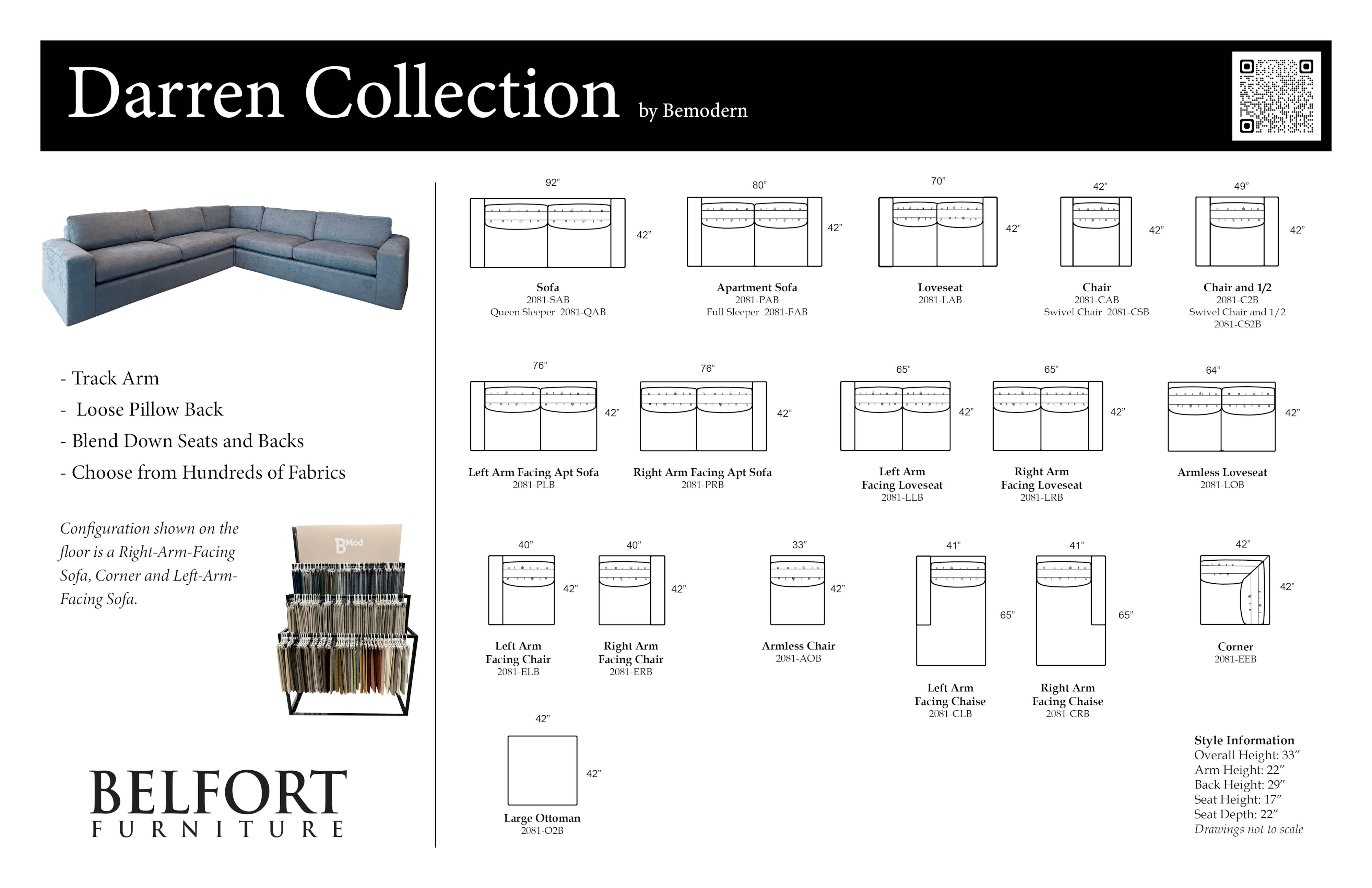 BeModern Darren Sectional