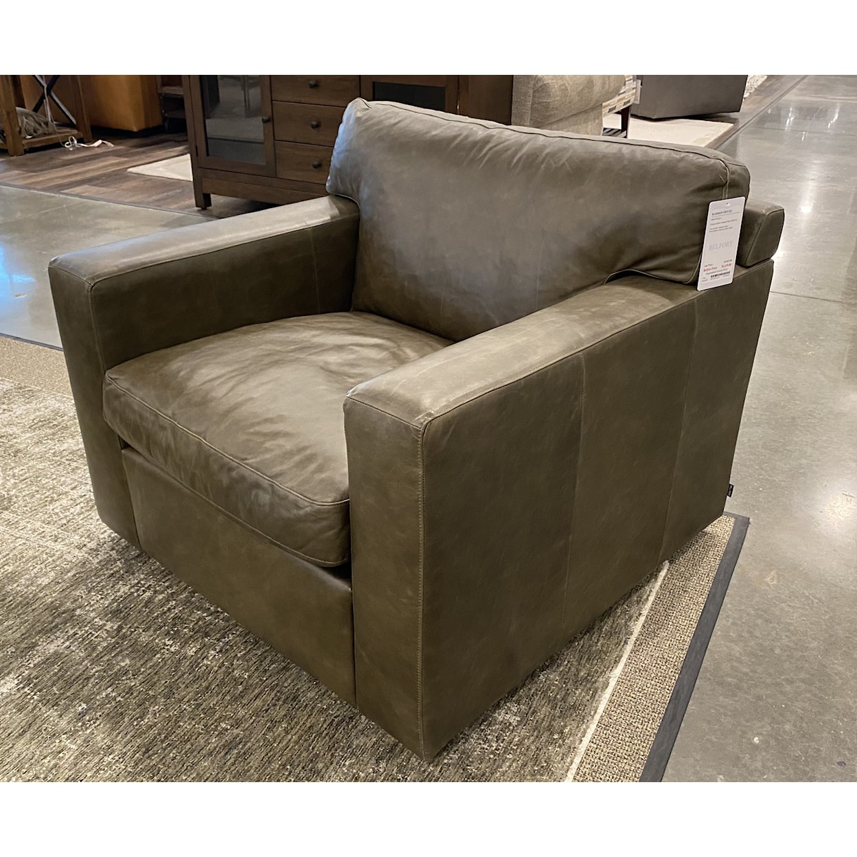 Palliser Madison Leather Swivel