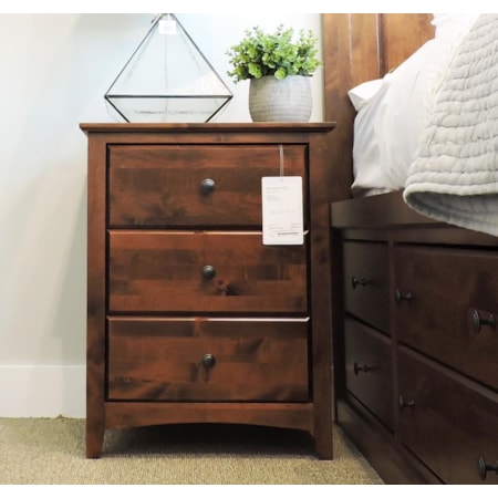 3-Drawer Nightstand
