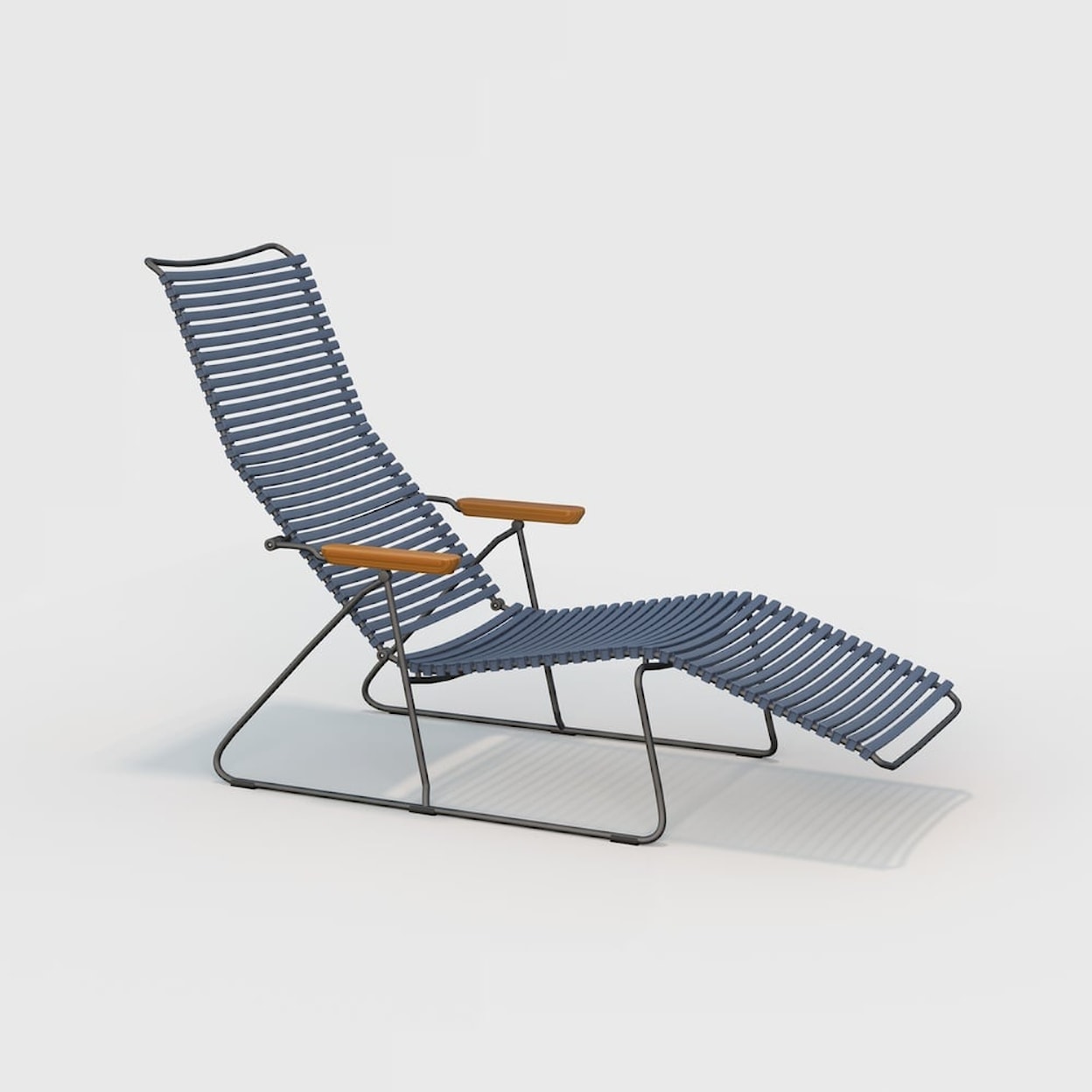 HOUE Outdoor Chairs and Bar Stools Click Pigeon Blue Sunlounger