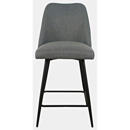 Macey Contemporary Upholstered Counter Stool