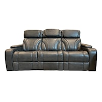 Power Reclining Sofa with Storage, Heat and Massage
