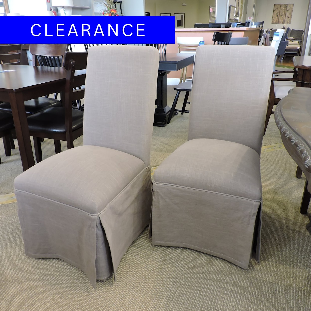 Miscellaneous Clearance Pair of Dining Chairs