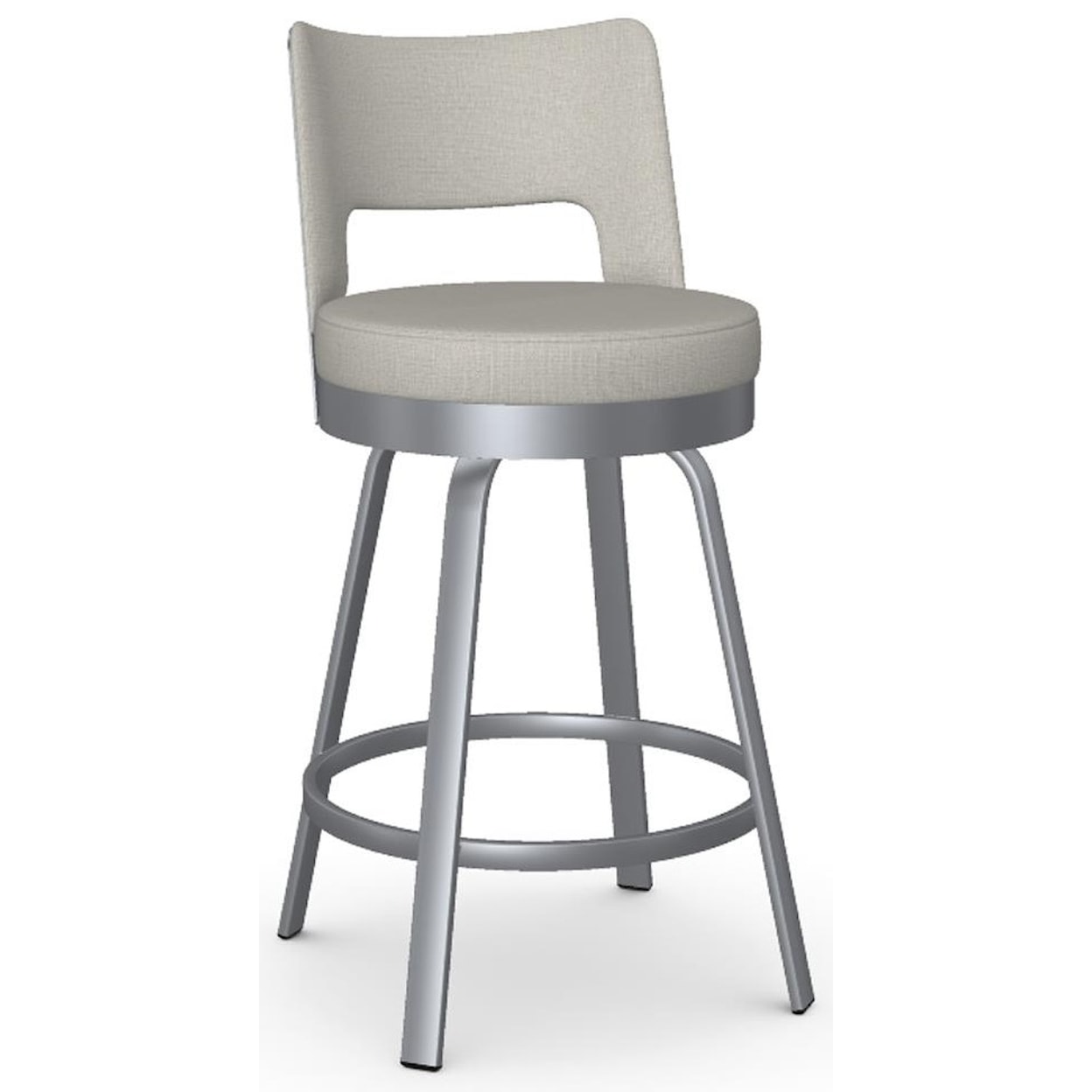 Amisco Urban 26 Inch Brock Swivel Counter Stool