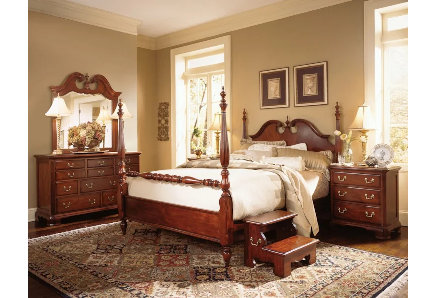 Living Trends Cherry Grove 45th Traditional Two Step Bed Stool