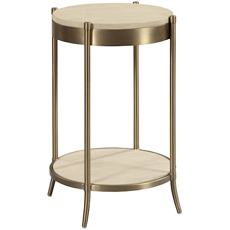 Round Martini Table with Metal Legs