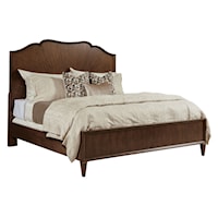 Transitional California King Panel Bed