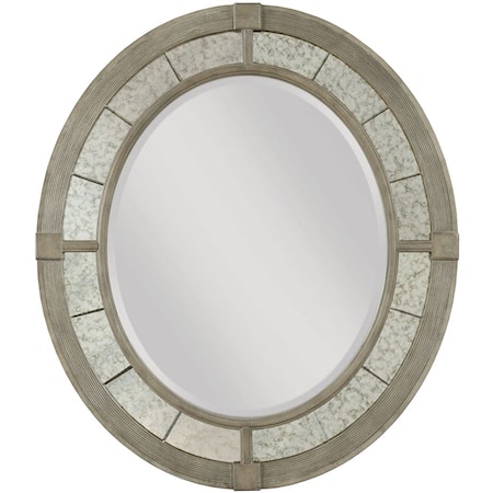 Rococo Oval Mirror