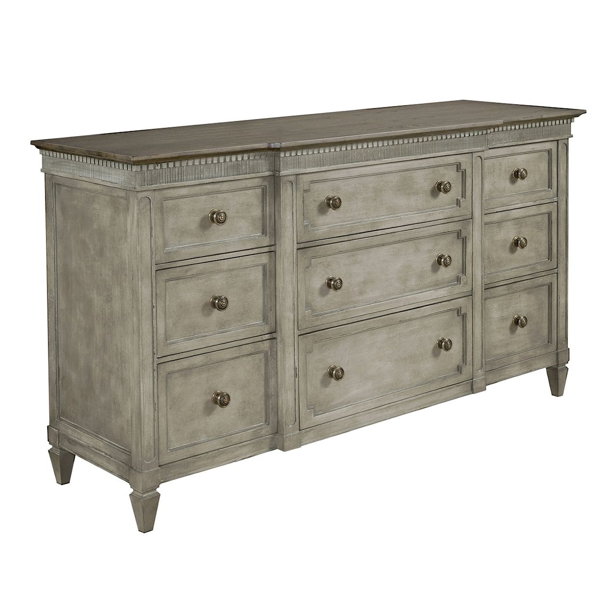 American Drew Savona Stockholm 9 Drawer Dresser