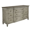 American Drew Savona Stockholm 9 Drawer Dresser