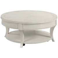 Transitional Marcella Round Coffee Table