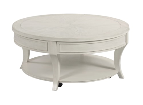 Transitional Marcella Round Coffee Table