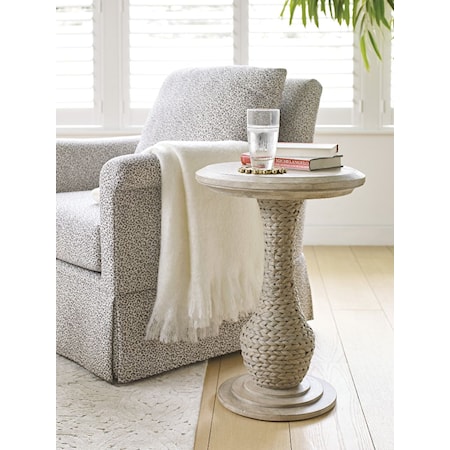 Biscane Round End Table