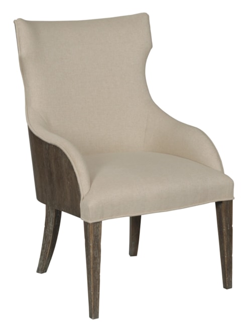 Transitional Upholstered Dining Host Chair