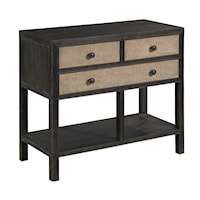 Transitional Three-Drawer Redshaw Console Table