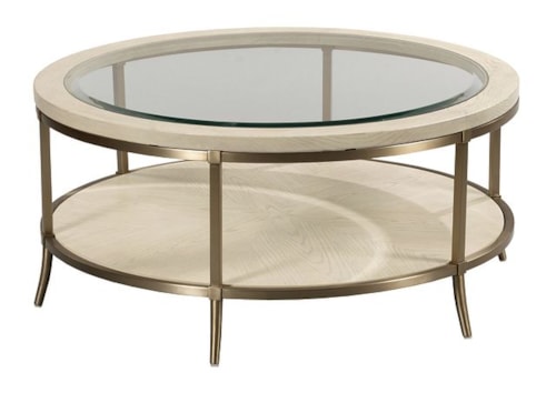 Monaco Coffee Table with Tempered Glass Top