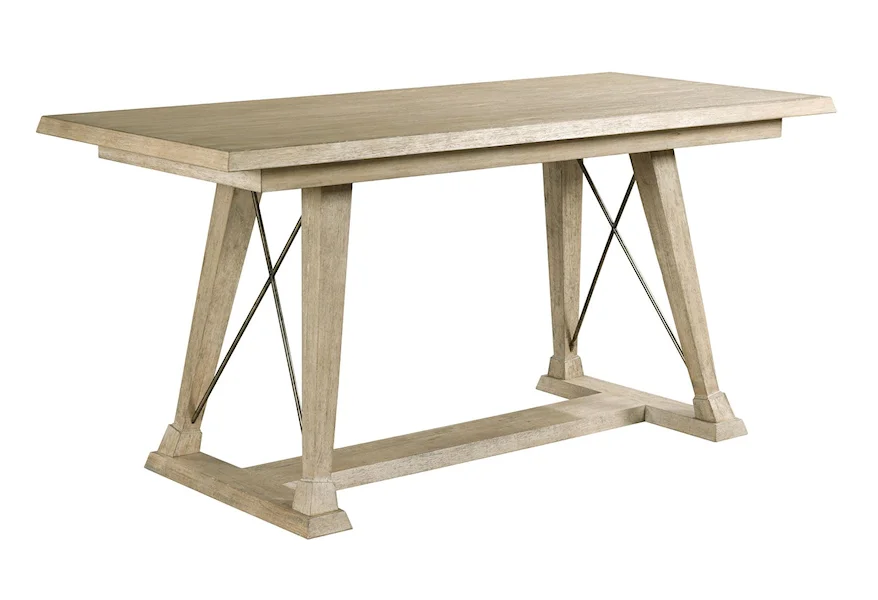 Vista Clayton Counter Height Trestle Table by American Drew at Esprit Decor Home Furnishings