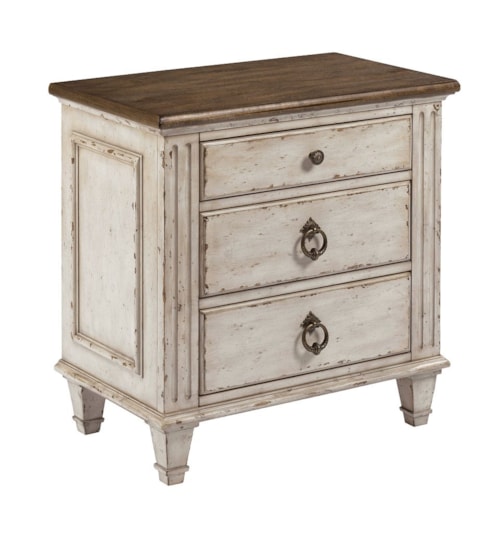 Nightstand with 3 Soft-Close Drawers