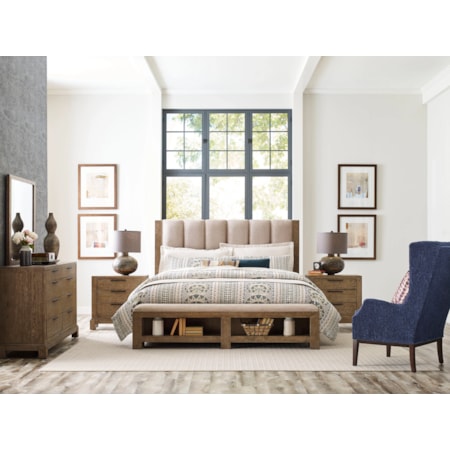 Queen Meadowood Upholstered Bed