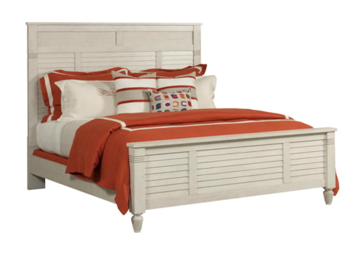 Coastal Acadia California King Panel Bed