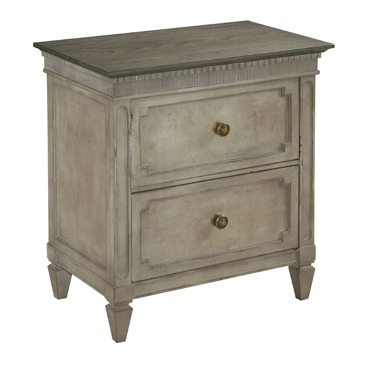 American Drew Savona Two Drawer Nightstand