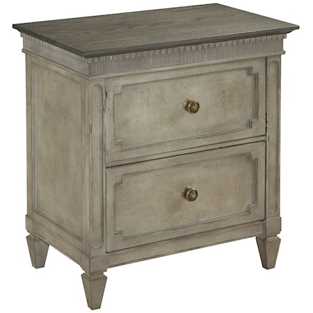 Two Drawer Nightstand