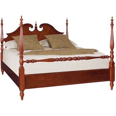 California King Low Poster Bed