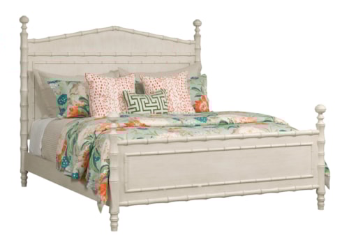 Coastal Vida Queen Bamboo Poster Bed