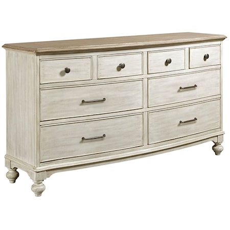 Weymouth Eight Drawer Dresser with Removable Jewelry Tray