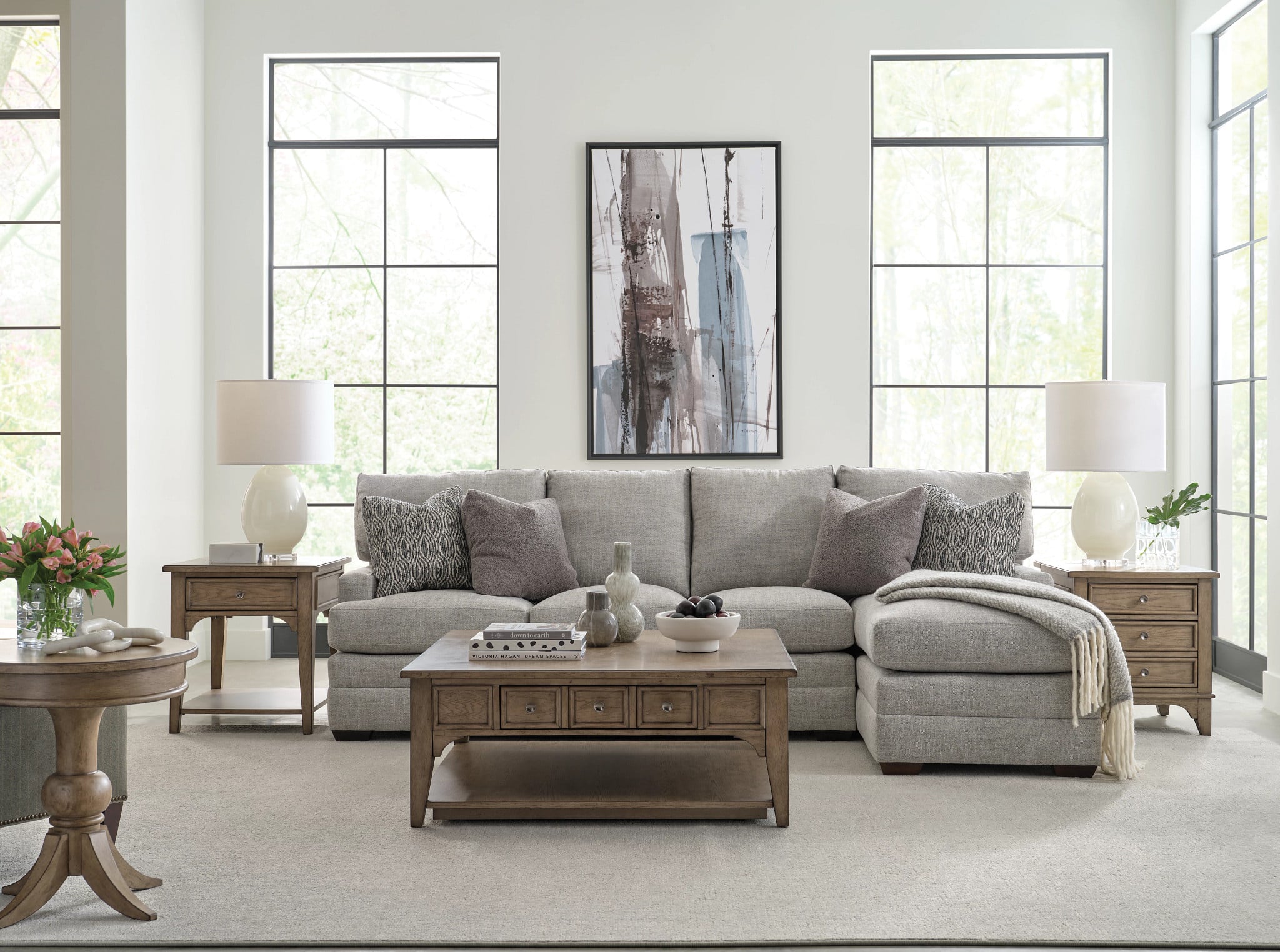 American Drew Carmine Beatrix Square Coffee Table